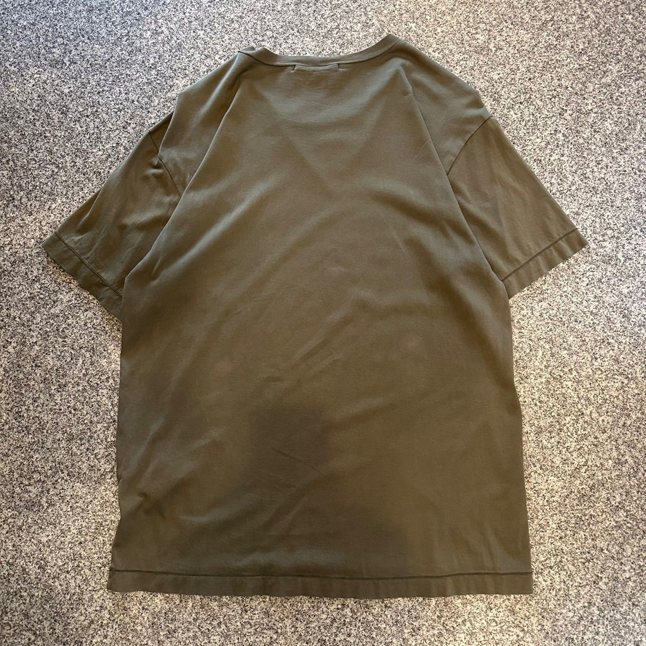stone island ロゴTee 胸刺繍 カーキ stoneisland ストーンアイランド