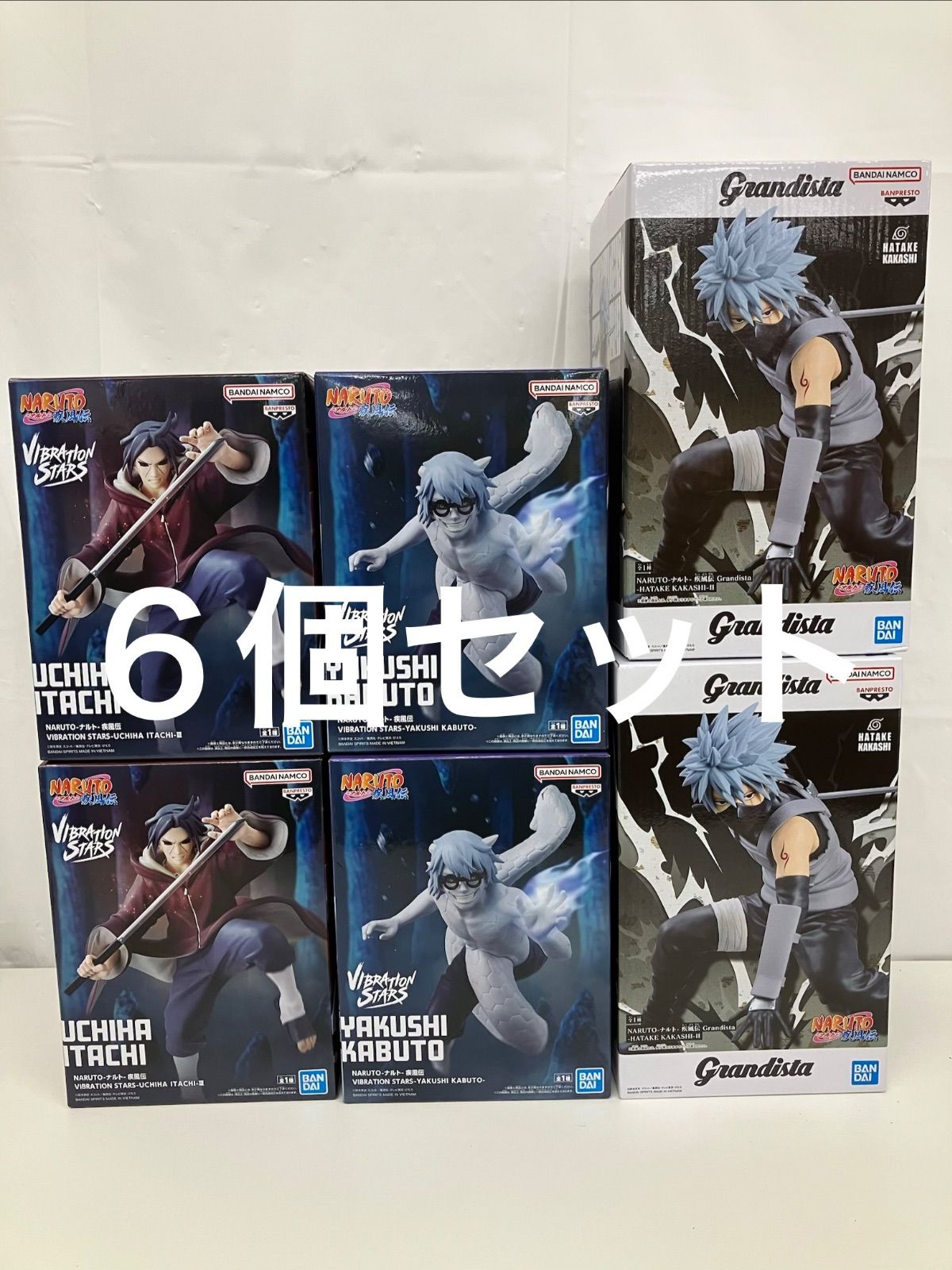 未開封 NARUTO 疾風伝 フィギュア 3種6個セット LF7487 f101 - メルカリ
