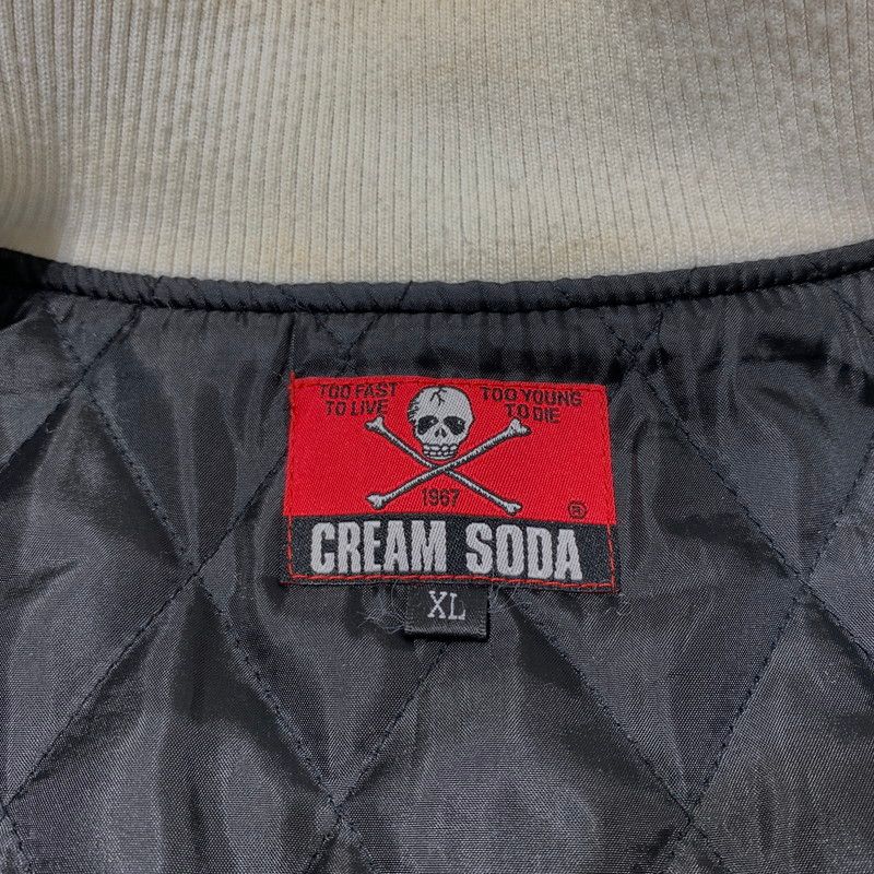 中古品】 CREAM SODA クリーム ソーダ CREAM SODA 1967 STADIUM JACKET
