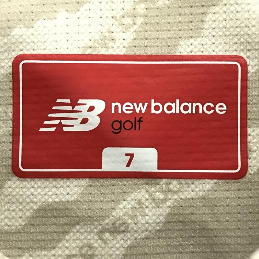 新品】ニューバランスゴルフ 半袖ポロシャツ ベージュ系 メンズ 2XL