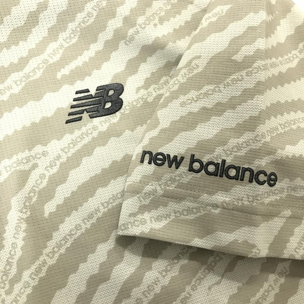 新品】ニューバランスゴルフ 半袖ポロシャツ ベージュ系 メンズ 2XL