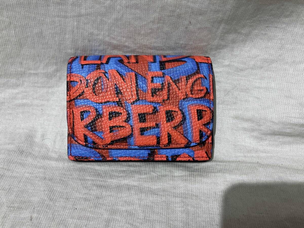 BURBERRY London England グラフィックカードケース ブルー レッド バーバリーロンドン