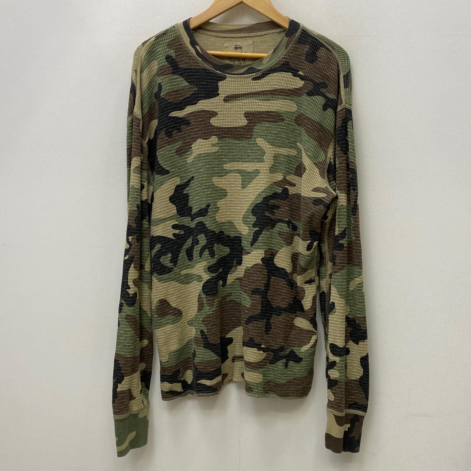 【加古川店】 中古 STUSSY | ステューシー 長袖Ｔシャツ Pigment Dyed LS Thermal 1140396 カモ 【103】