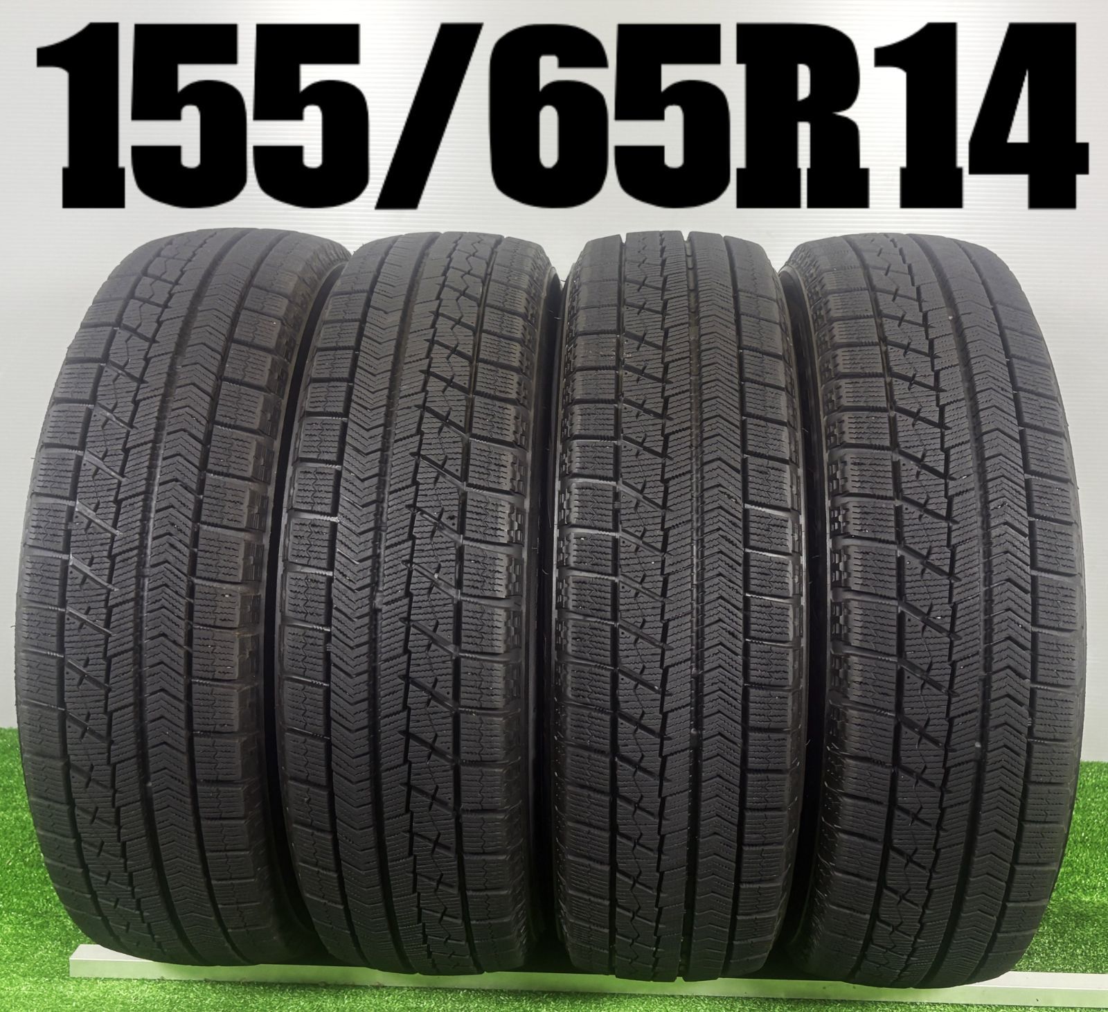 送料無料★155/65R14 ブリヂストン VRX 2020年製 4本 冬 タイヤ スタッドレス 中古 TB1381 7,623円