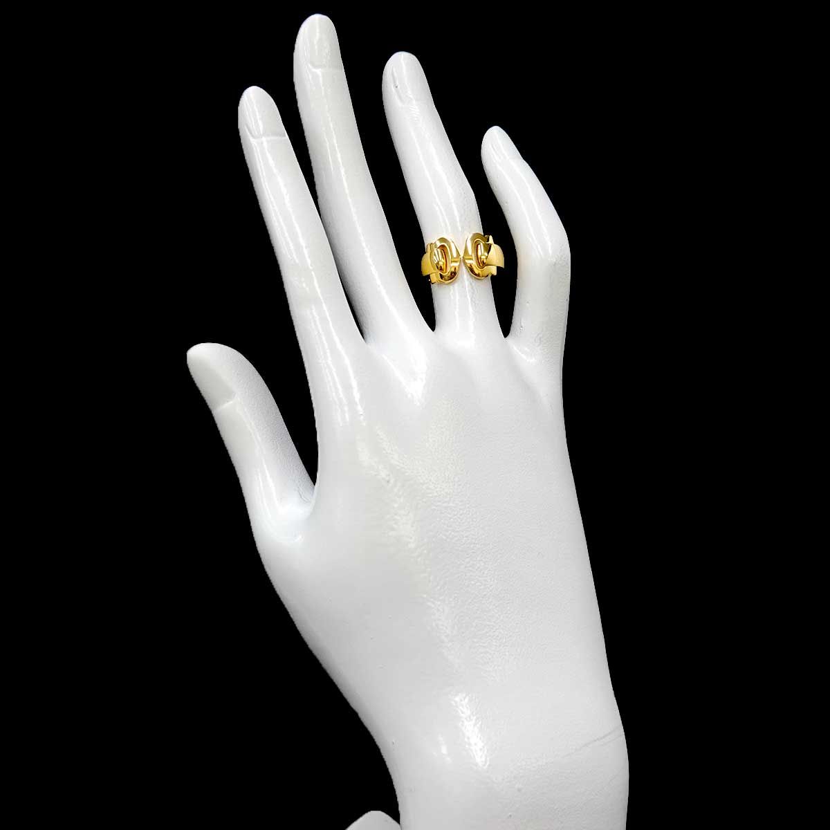 9g k18 750 刻印 Cartier カルティエ C2リング カルティエ Cartier C2 #47 リング K18 YG イエローゴールド 750 2C