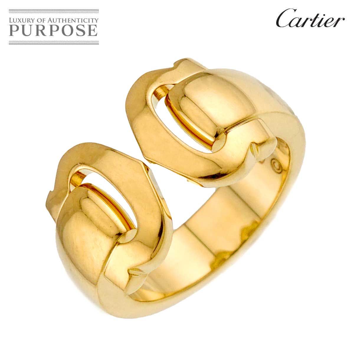 カルティエ Cartier C2 #47 リング K18 YG イエローゴールド 750 2C