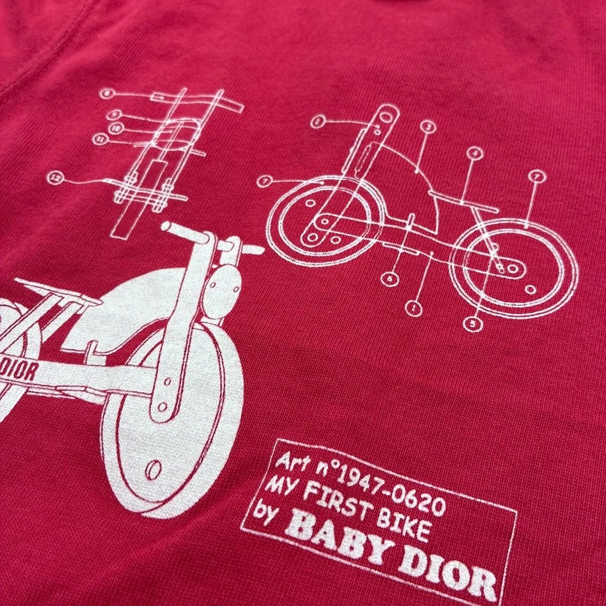 ベビーディオール baby Dior】キッズ 半袖プリントTシャツ 80 12M 
