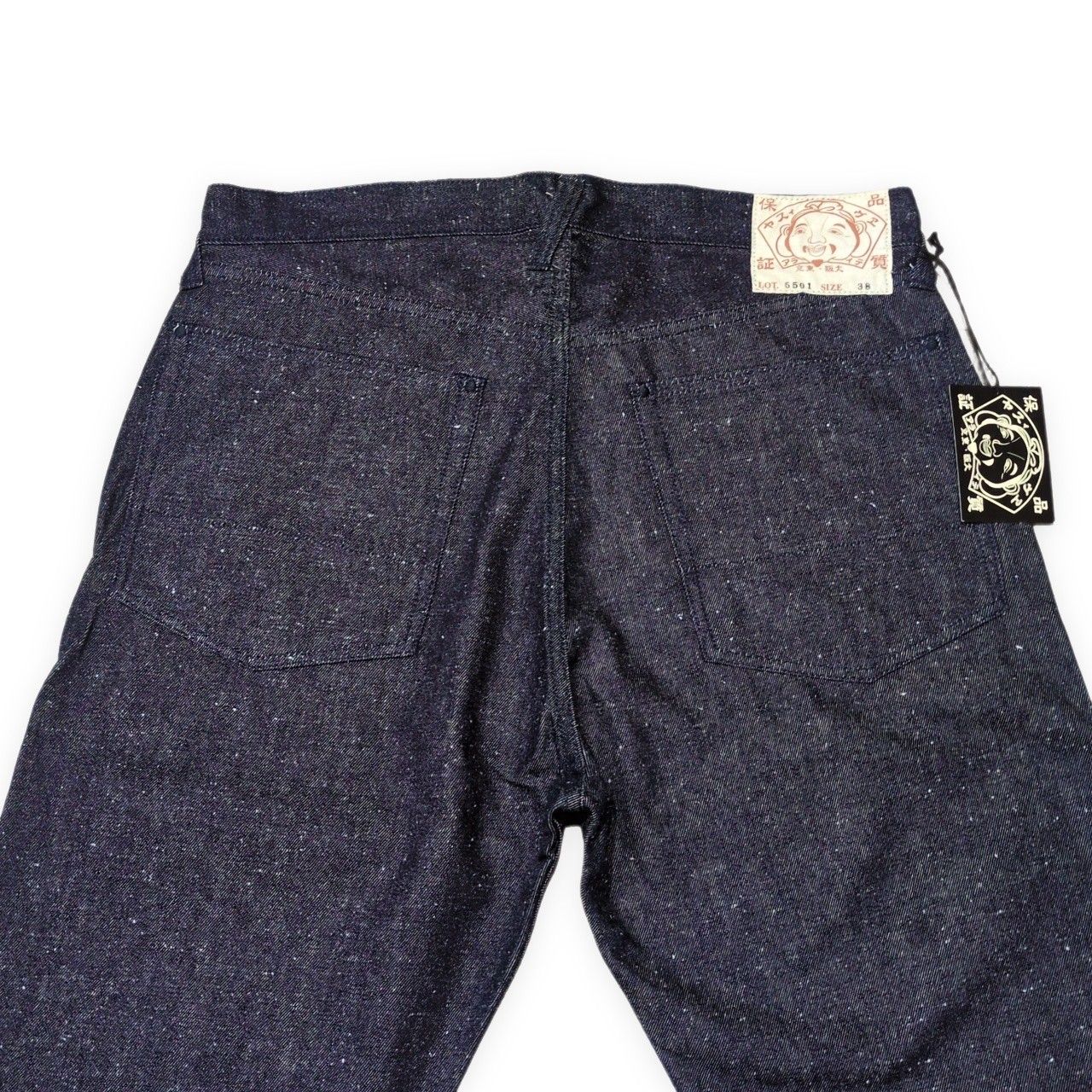 EVISU エヴィス Lot.5501 コットン シルク ネップ デニムパンツ メンズ