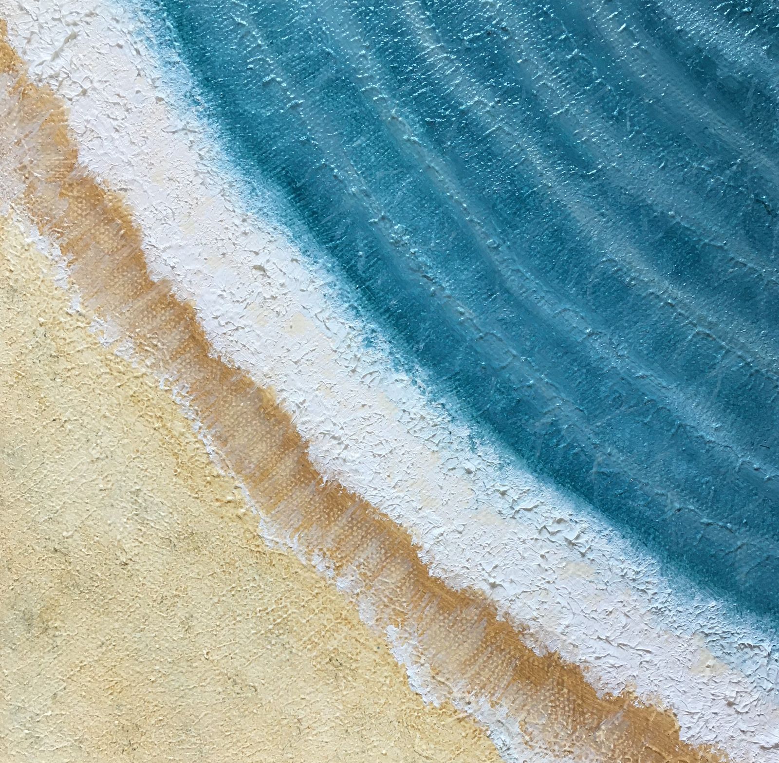 海辺』油絵 原画 風景画 - メルカリ