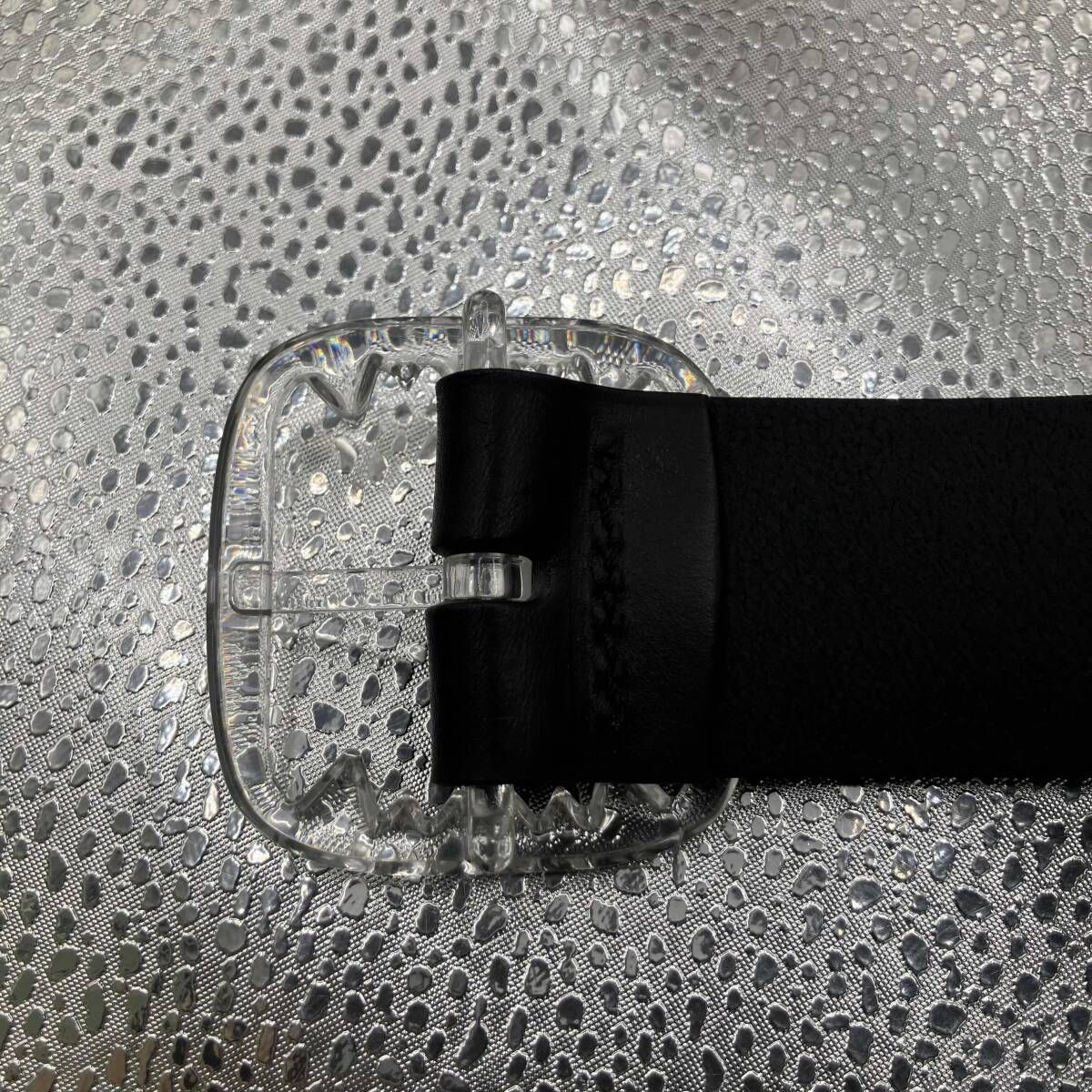 charles jeffrey loverboy ベルト BLACK LEATHER BELT サイズL チャールズ ジェフリー ラバーボーイ
