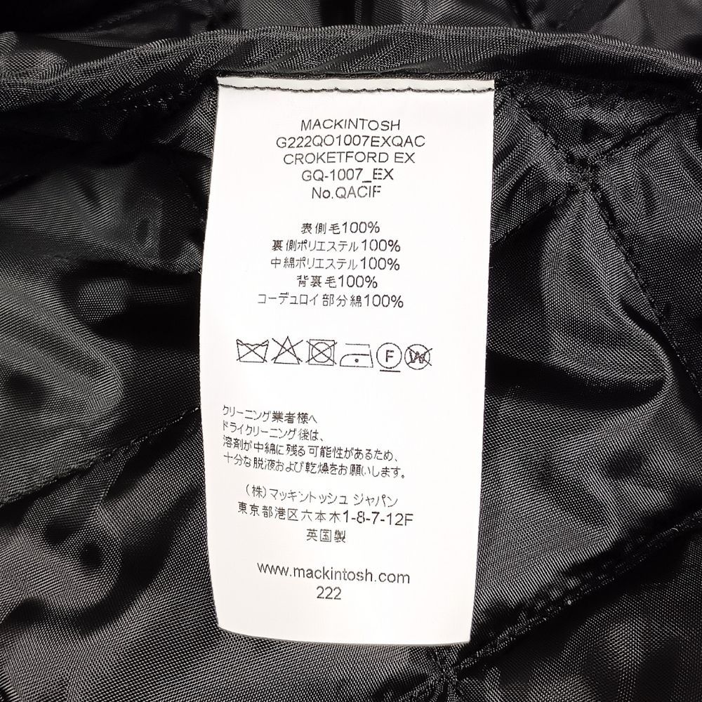 MACKINTOSH マッキントッシュ 別注 CROCKETFORD EX クロケットフォード