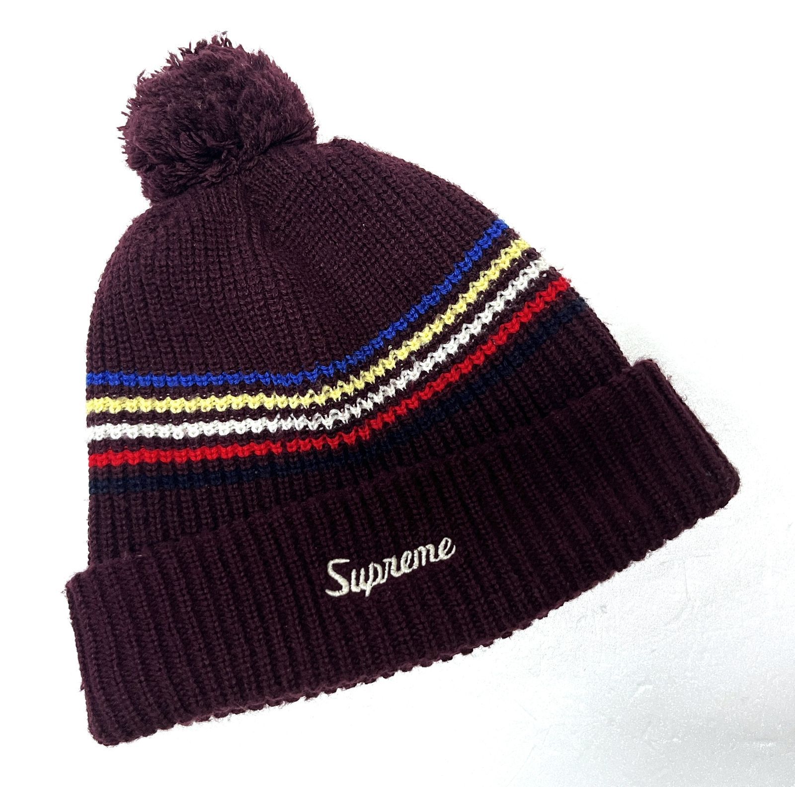 supreme シュプリーム ニット帽 ボンボン Supreme｜シュプリーム Loose Gauge Stripe Beanie ルーズ ゲージ