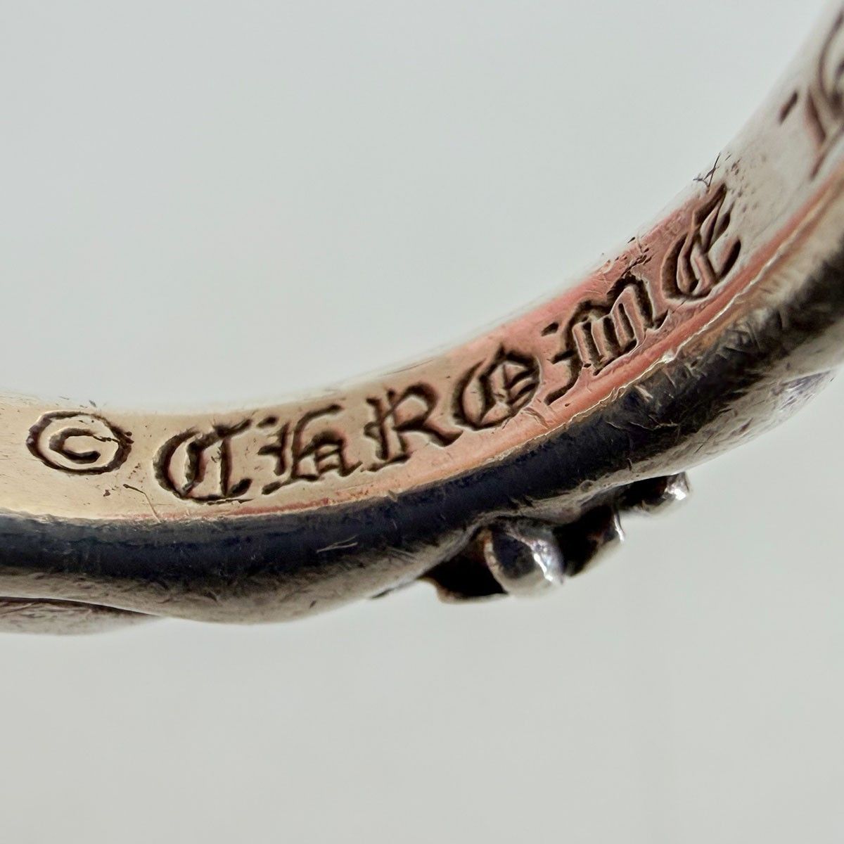 最高級】CHROME HEARTS【SBT BAND RING】エスビーティーバンド 18号