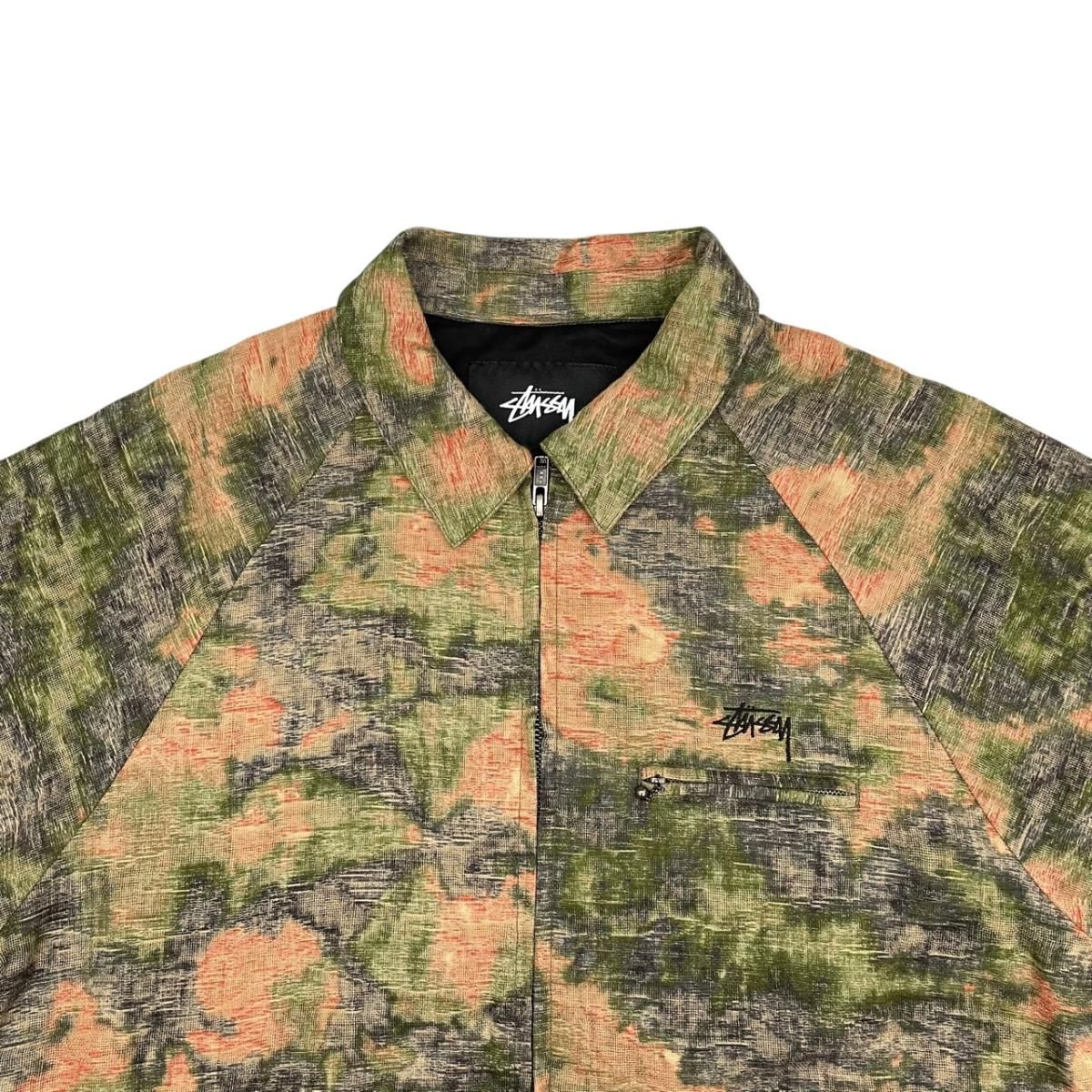☆ステューシー reverse jacquard bryan jacket ジャケット ジップ