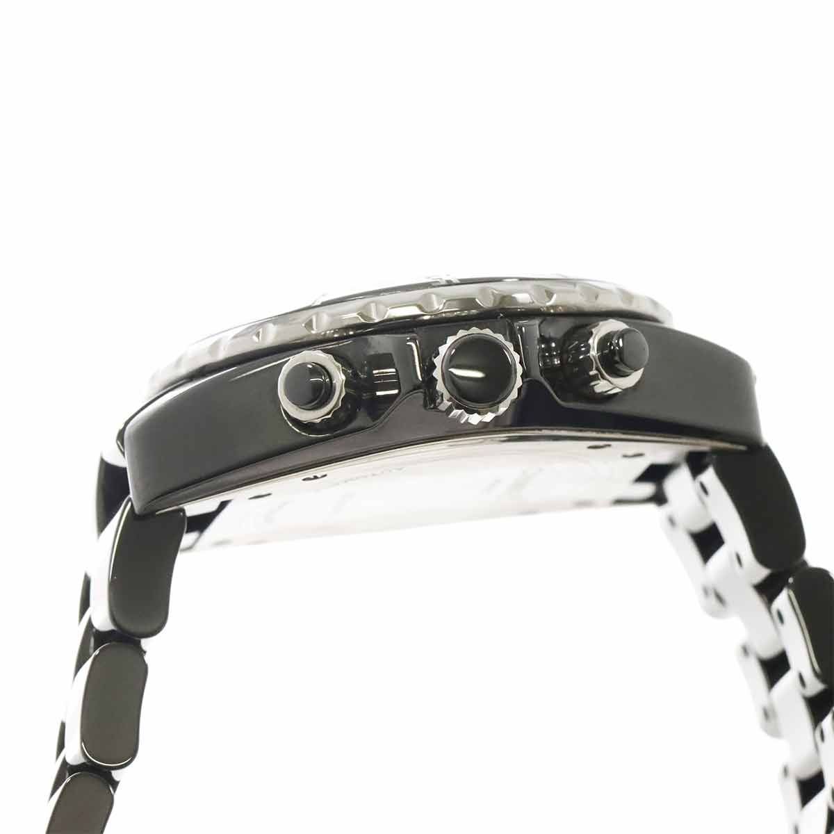 シャネル CHANEL J12 41mm クロノグラフ H0940 メンズ 腕時計 デイト
