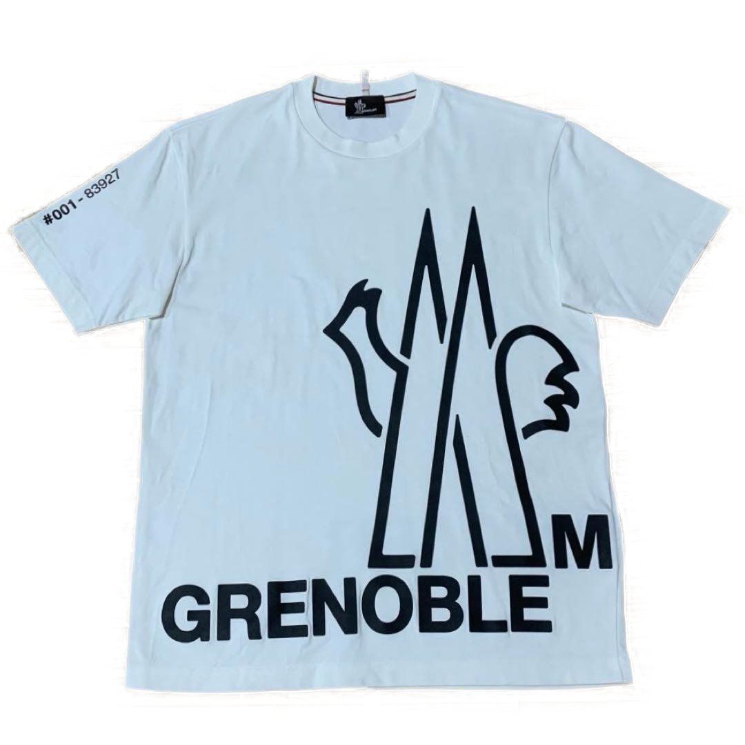 モンクレール グルノーブル M ホワイト Tシャツ 正規品 5S682