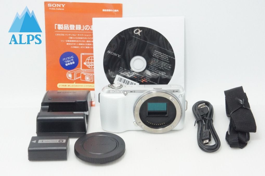 SONY ソニー NEX-C3 ボディ ミラーレス一眼カメラ ホワイト 260701ad