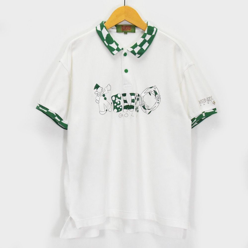 KENZO GOLF ケンゾー ゴルフ ポロシャツ 半袖 メンズ 2 ホワイト