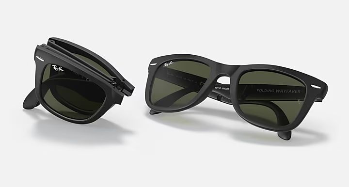 Ray-Ban WAYFARER FOLDING CLASSIC マットブラック レイバン ウェイファーラー フォールディング クラシック サングラス 折りたたみ RB4105