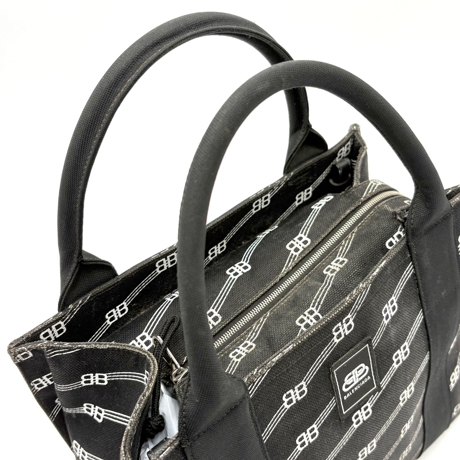 Balenciaga バレンシアガ トレードS BBモノグラム 2way キャンバス 