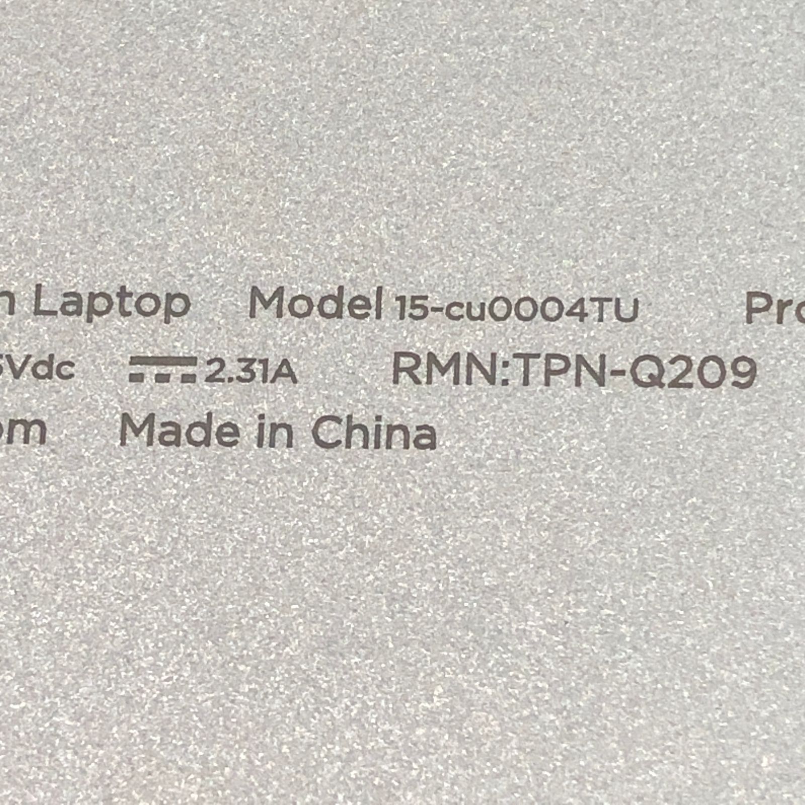 HP Pavilion Laptop ノートパソコン Windows10 Home 15-cu0004TU 64