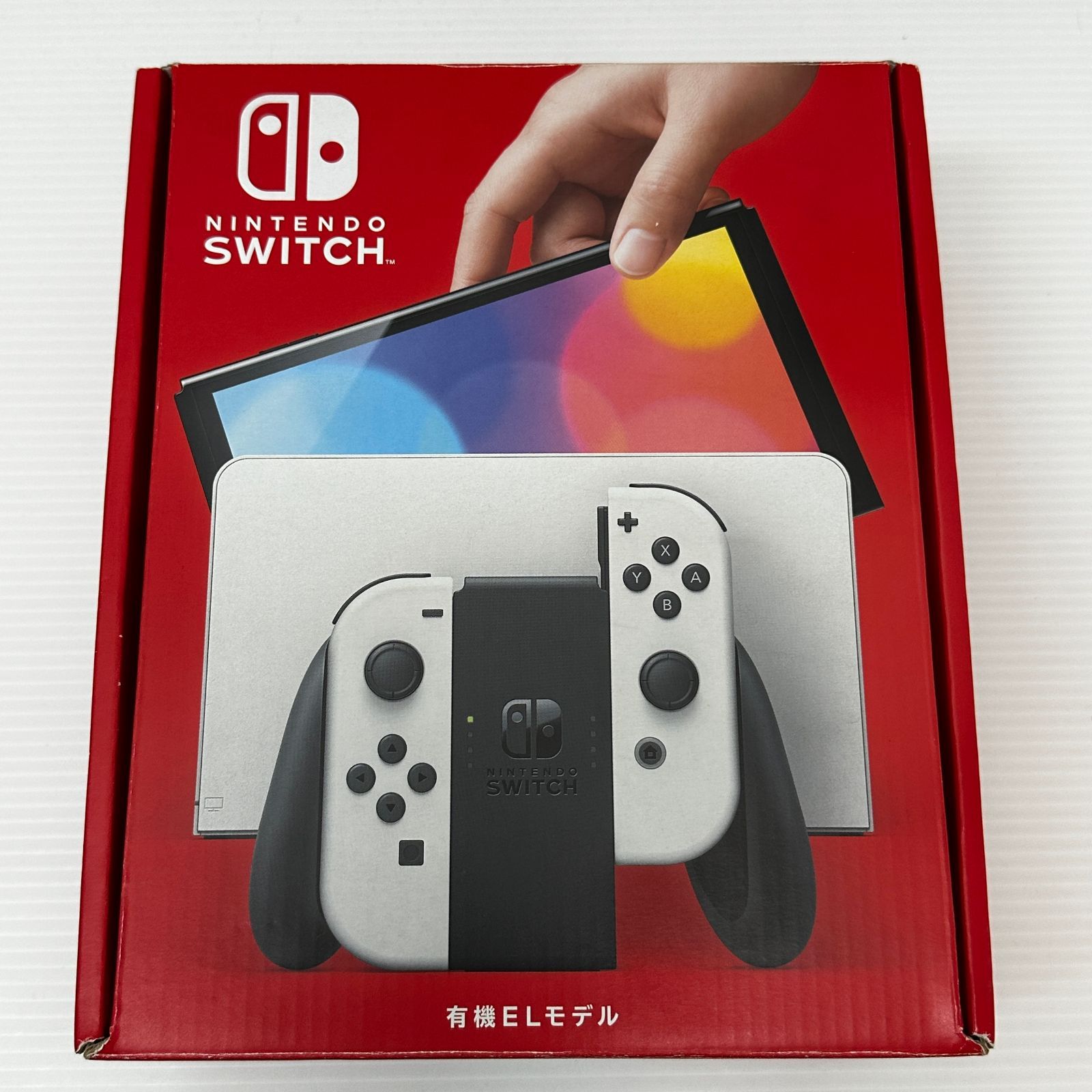 ⑦ Nintendo Switch（有機ELモデル） Joy-Con(L)/(R) ホワイト 中古品 smghsw097671