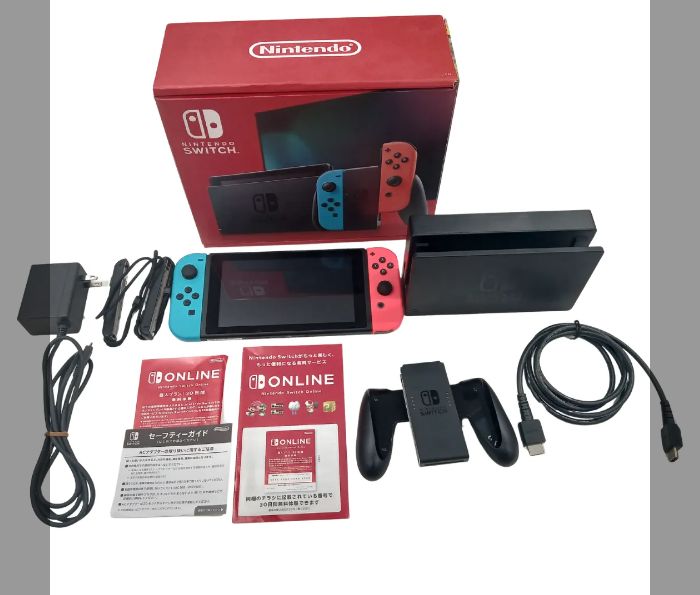 【セール】【おまけ付き】Nintendo Switch本体 ネオンブルー ネオンレッド 動作確認済み
