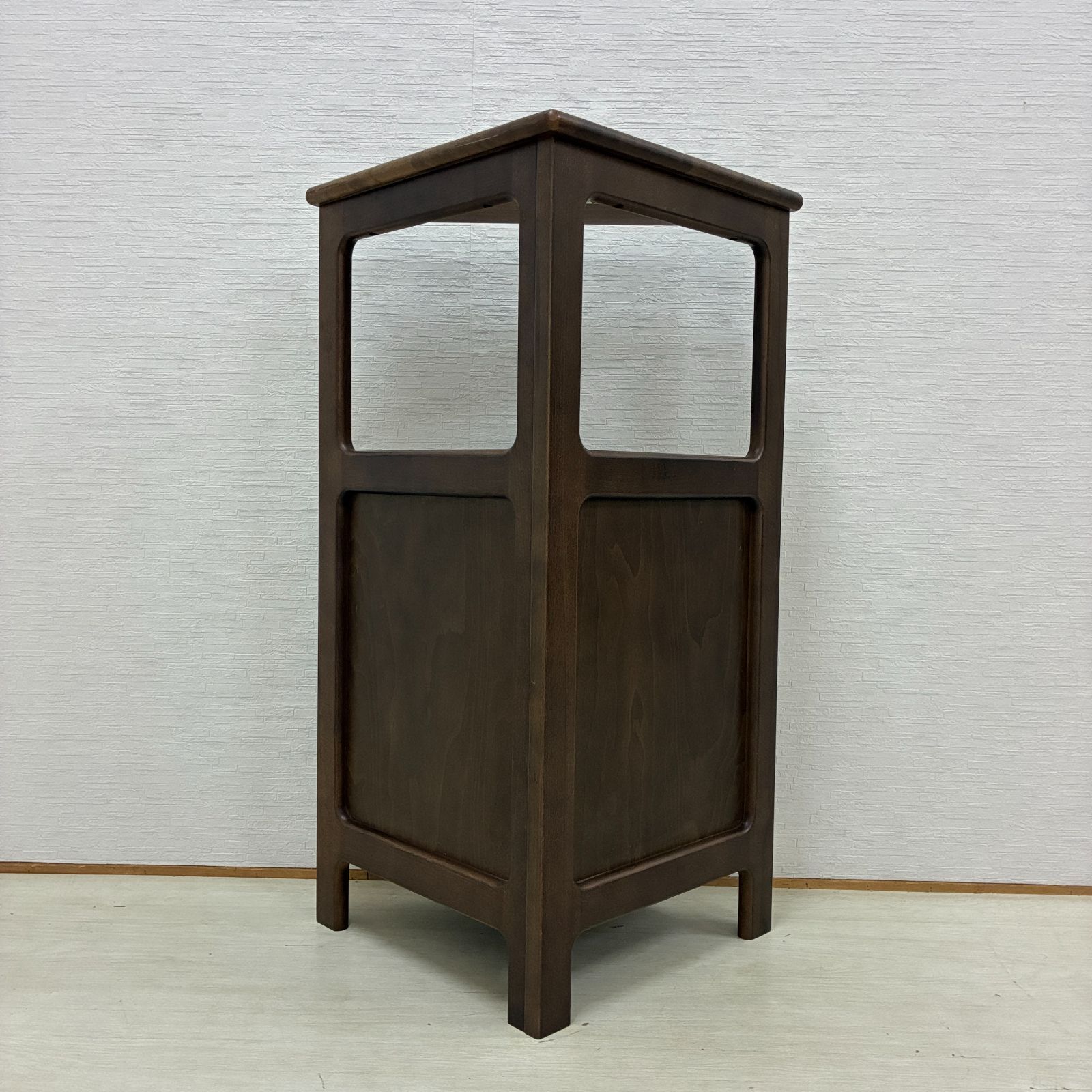 カリモク】コーナーキャビネット ラック 棚 収納 木製 B