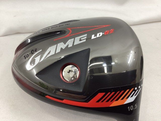 中古】ゴリラ TO-BE GAME LD-02 ドライバー/ヘッド単品 カバー付き
