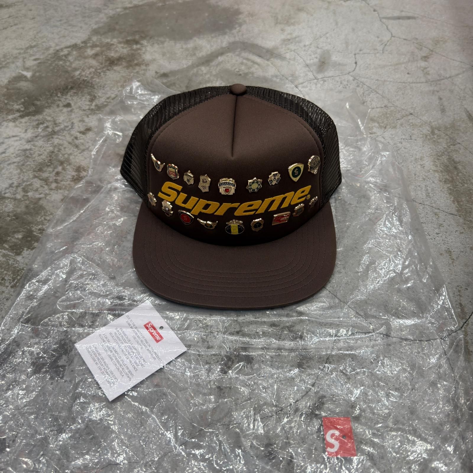 未使用 Supreme 26SS Pins Mesh Back 5-Panel cap ピンズ メッシュ