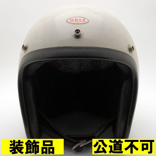 【装飾品・公道不可】箱付 BELL 500-TX WHITE 58cm 【海外直輸入中古品】スモールジェットヘルメット オープンフェイス アメリカン ベル ホワイト 白色 Mサイズ 310,365円
