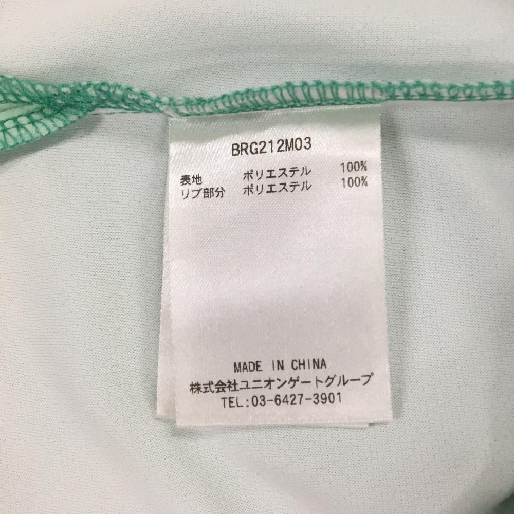 超美品】ブリーフィング 半袖ポロシャツ グリーン グラデーション