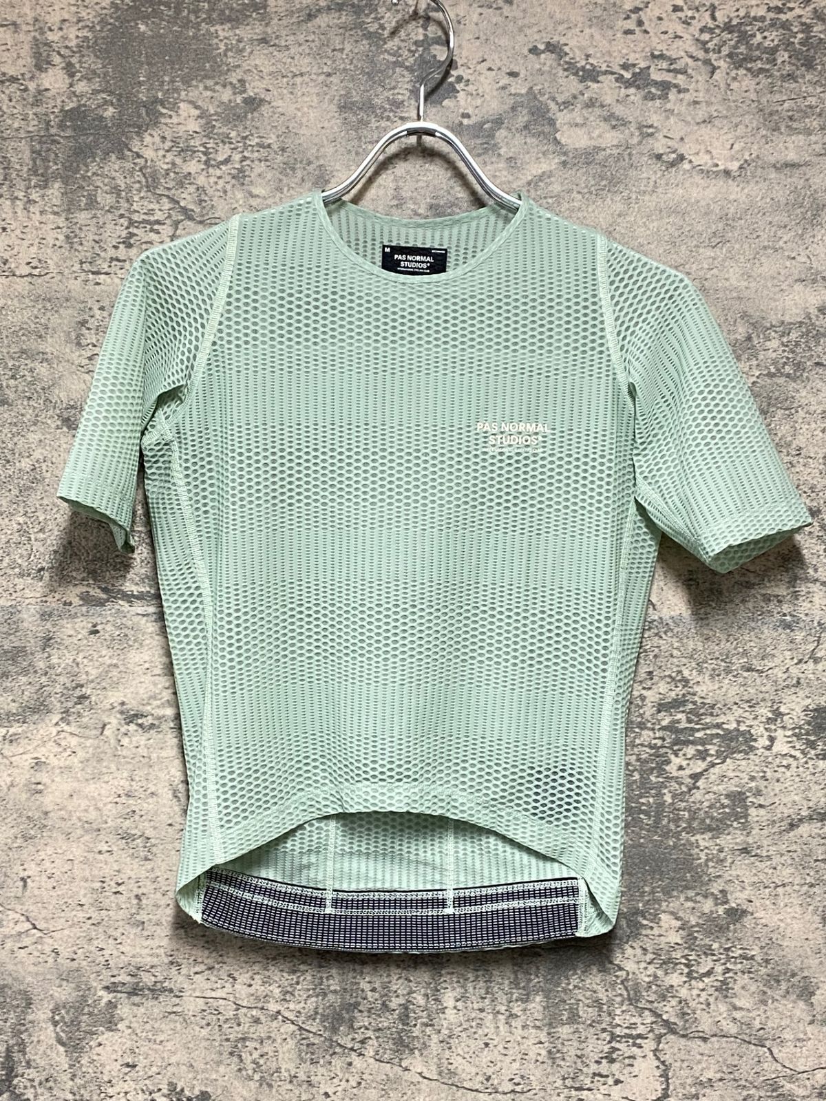 KJ281 パスノーマルスタジオ PAS NORMAL STUDIOS Men's Mechanism Pro Zipless Jersey 半袖 サイクルジャージ 緑 M