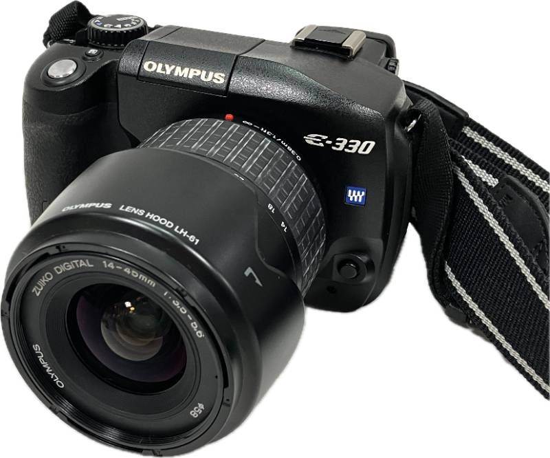 [번역된 본체, 아름다운 아이템] [희귀] 올림푸스 올림푸스 E-330 주이코 디지털 14-45mm F3.5-5.6 렌즈 키트 DSLR