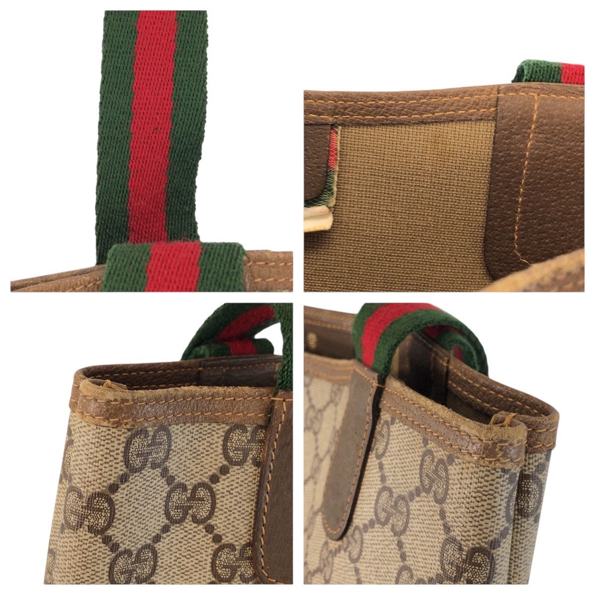 美品 GUCCI グッチ ヴィンテージ シェリーライン GGスプリーム