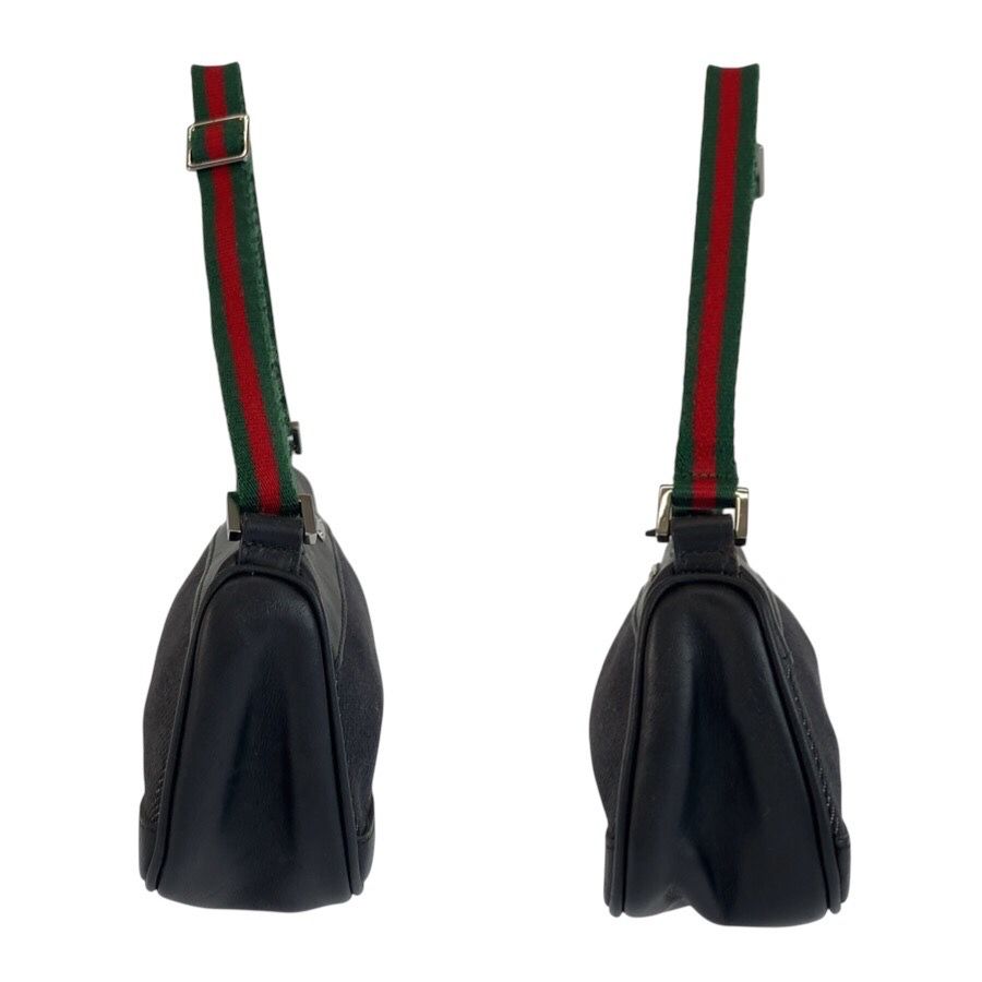 美品 GUCCI グッチ シェリーライン ブラック 黒 シルバー金具
