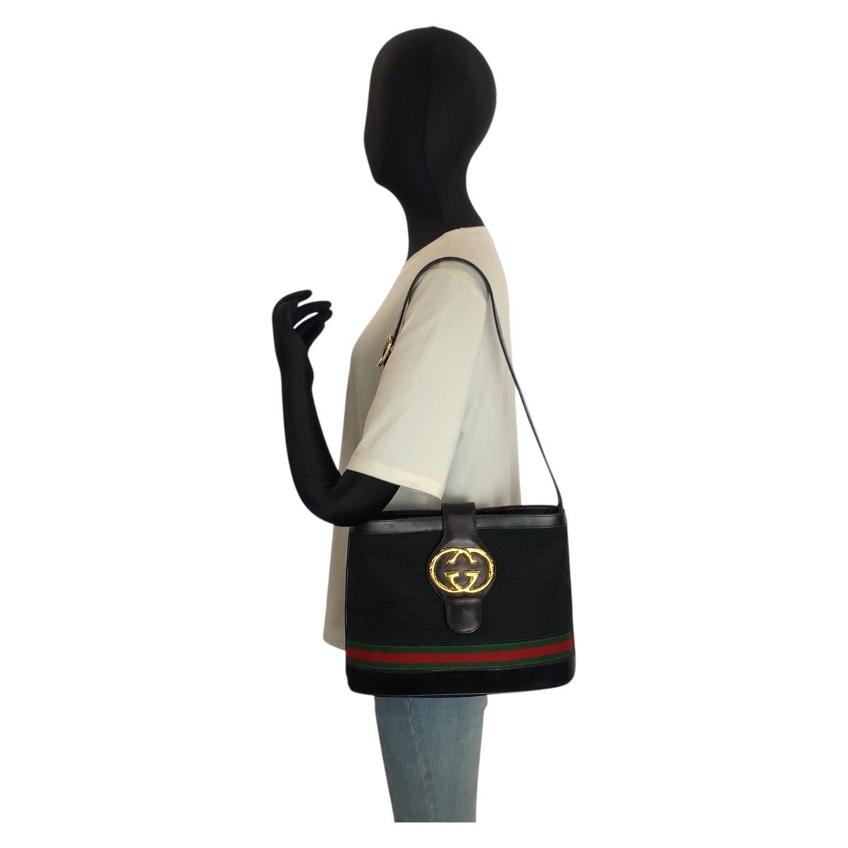 GUCCI グッチ ヴィンテージ マイクロGG インターロッキング シェリー