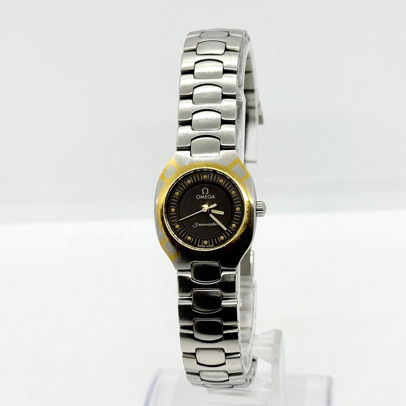 OMEGA オメガ シーマスター ポラリス 53961749 グレー QZ レディース