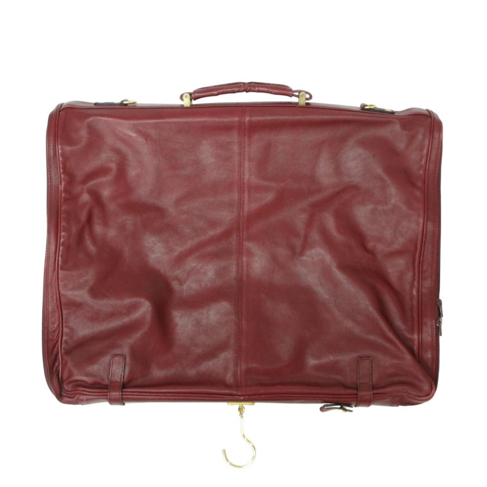 BALLY バリー 本革 レザー リクルート キャリー ガーメントケースバッグ BALLY バリー スーツケース 本革 レザー ガーメントケース ボルドー