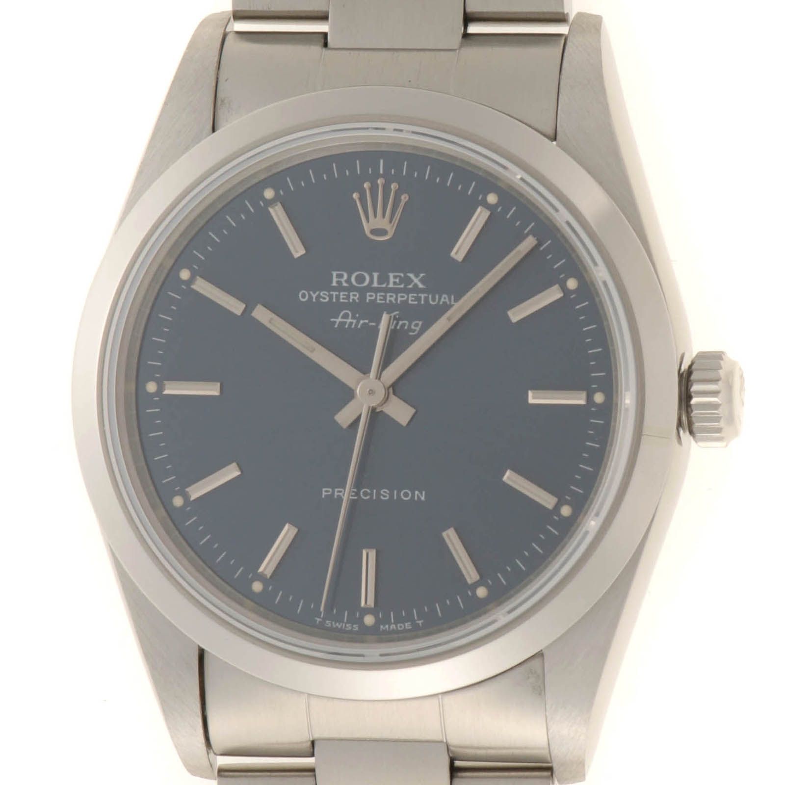 ROLEX ロレックス エアキング 14000 腕時計 ステンレススチール ブルー