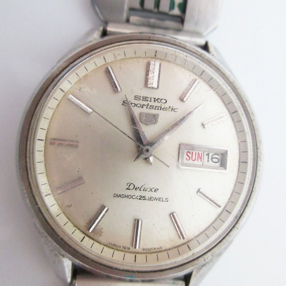 【極美品】SEIKO “Day-Date” ソーラー 中古美品】SEIKO Sportsmatic セイコー スポーツマチック DIASHOCK 17