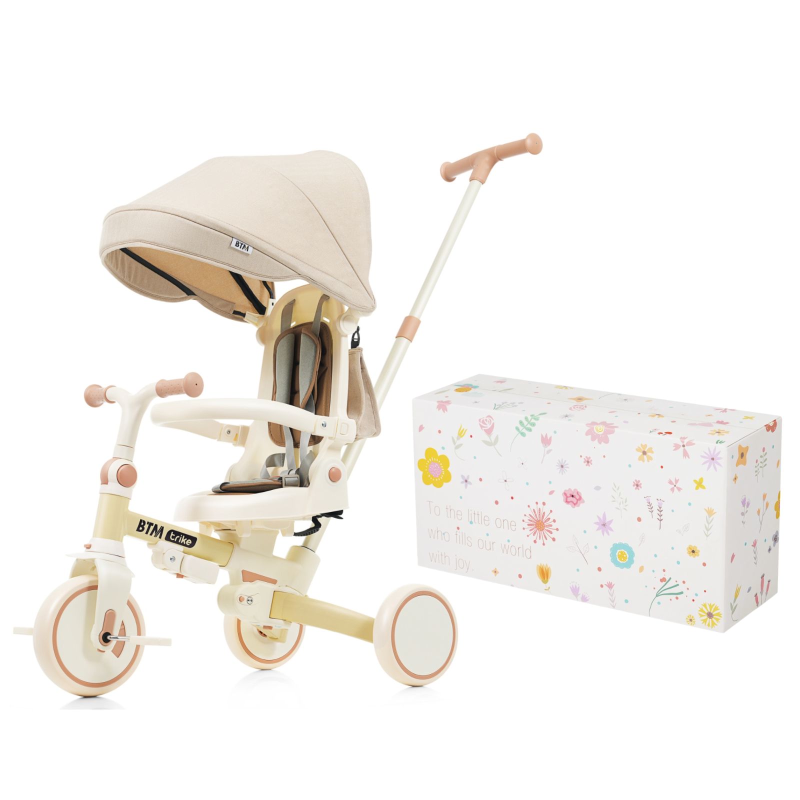 子供用三輪車 ギフト化粧ボックス入り 秘密ギフト btm 折りたたみ