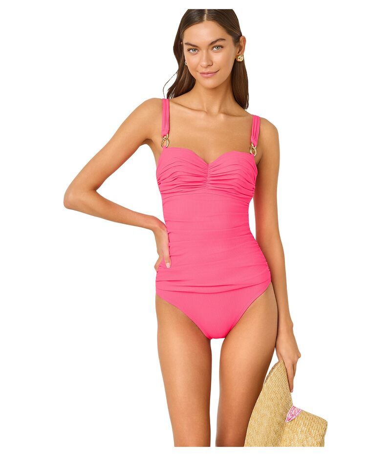 リリーピュリッツァー レディース 水着 上下セット Lilly Pulitzer Solaria OnePiece Cherry Blossom