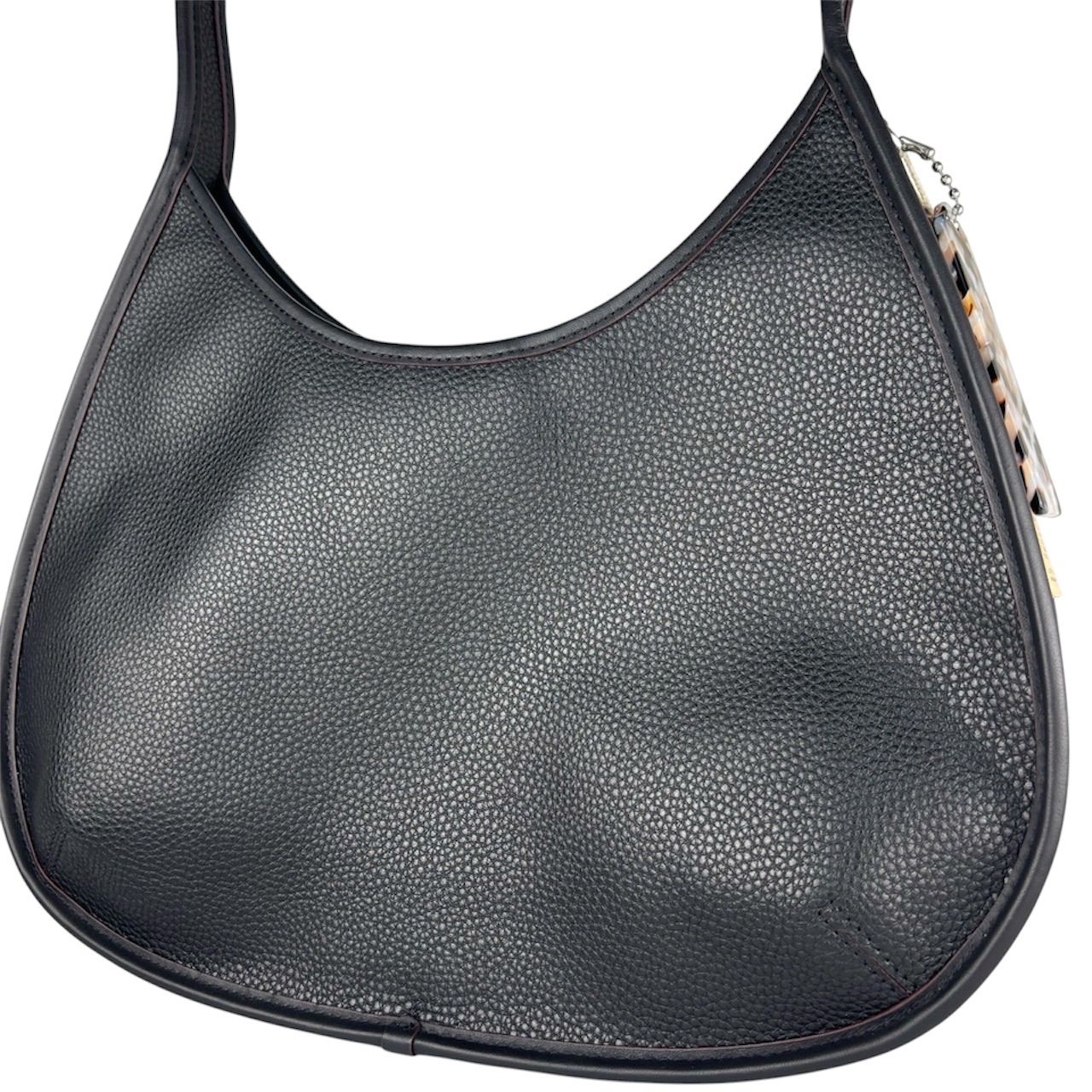 COACH コーチ トピア ワンショルダーバッグ ブラック レザー CQ018