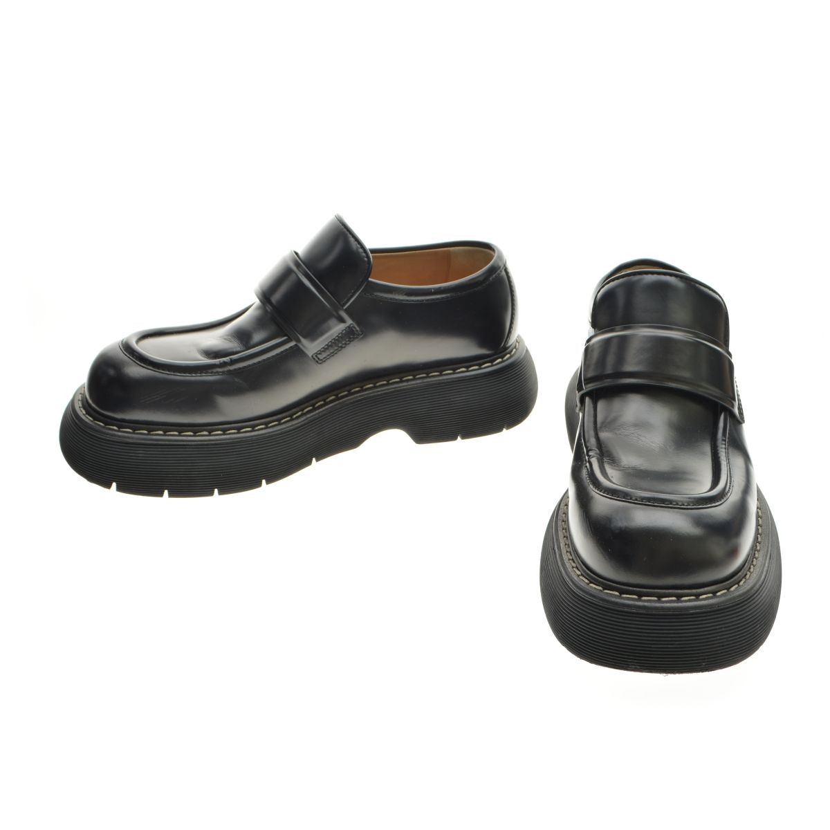 【BOTTEGAVENETA】SWELL LOAFER スウェル ローファー 厚底レザーシューズ BOTTEGAVENETA】SWELL LOAFER スウェル ローファー 厚底レザーシューズ