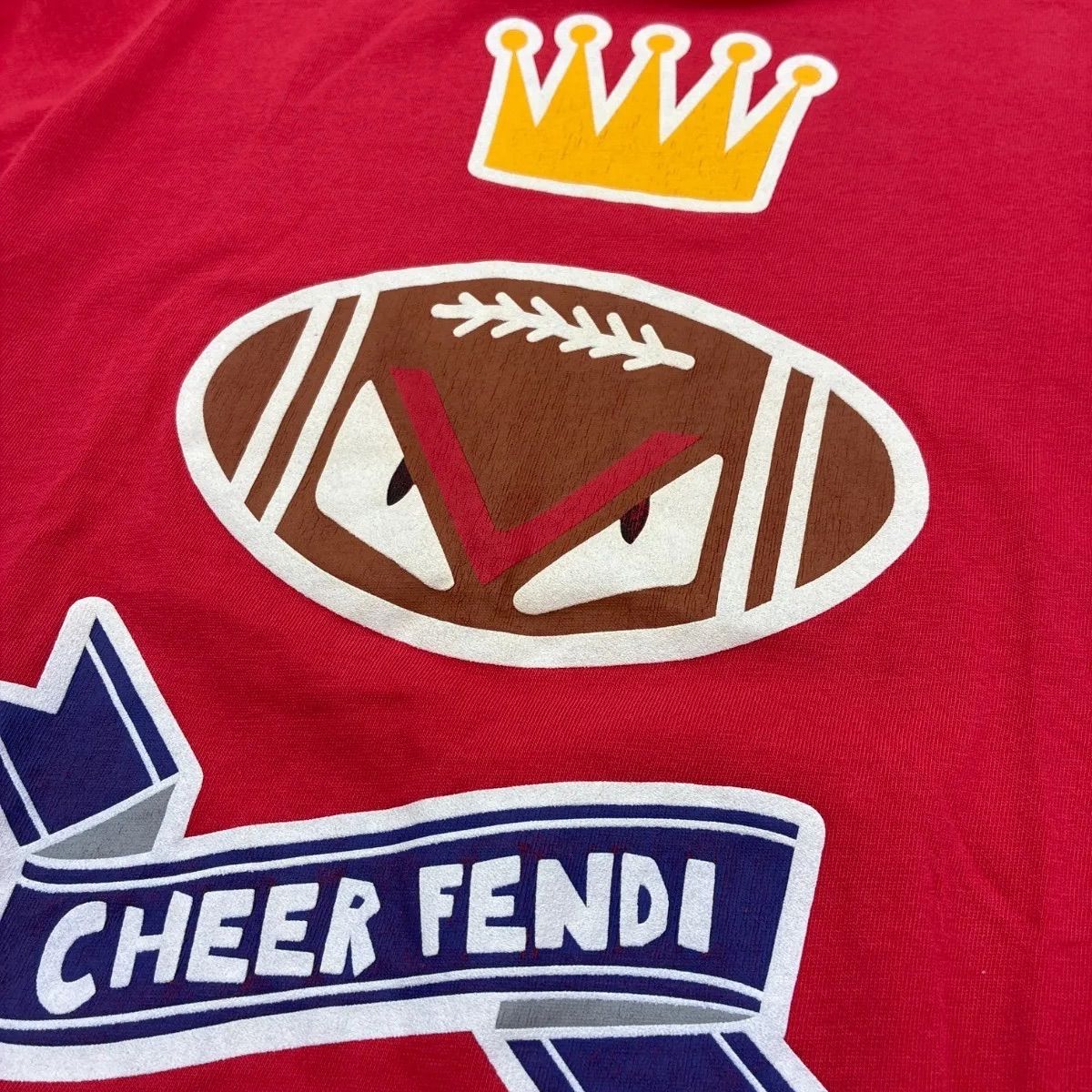 フェンディ FENDI】キッズ 半袖プリントTシャツ フェンディモンスターT