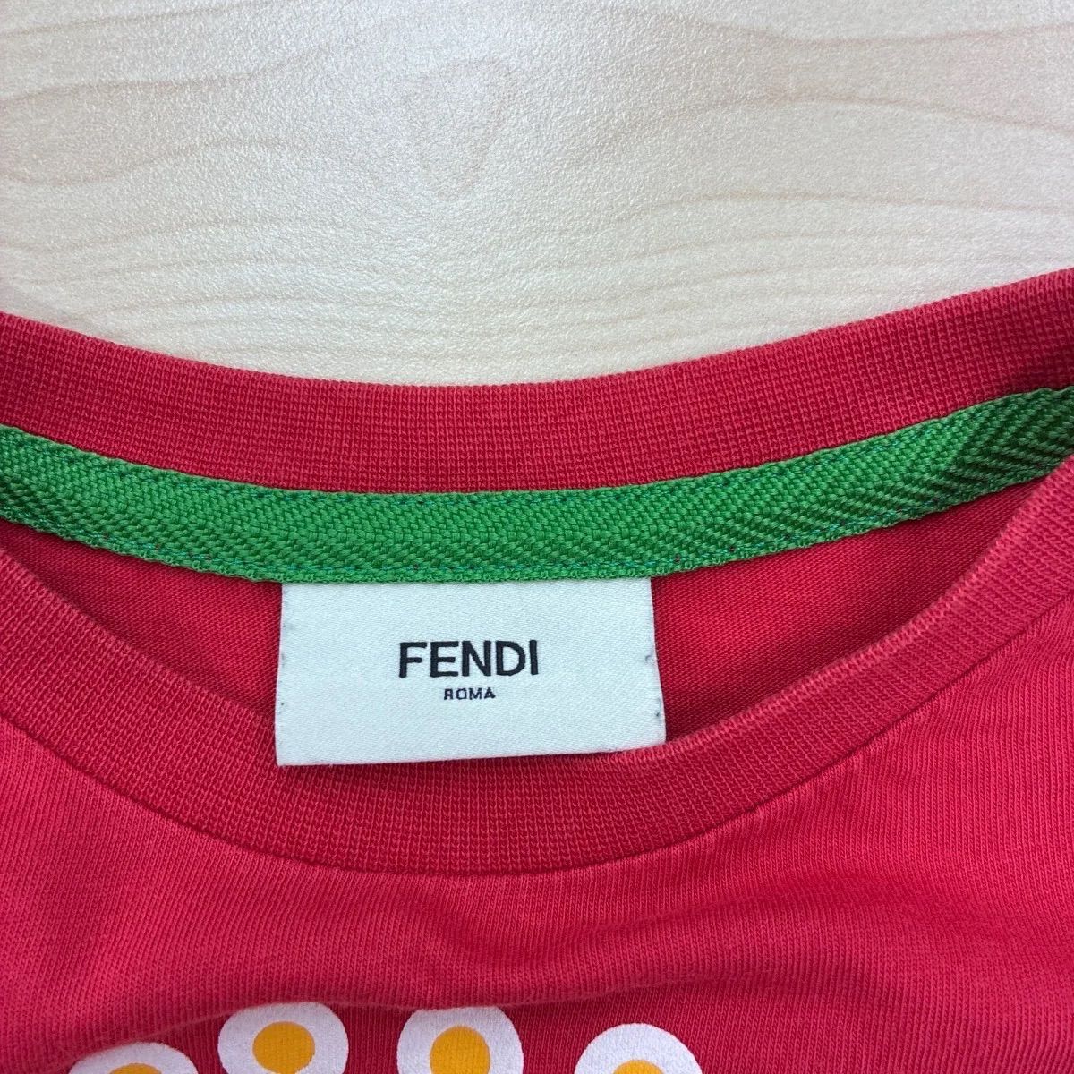 フェンディ FENDI】キッズ 半袖プリントTシャツ フェンディモンスターT