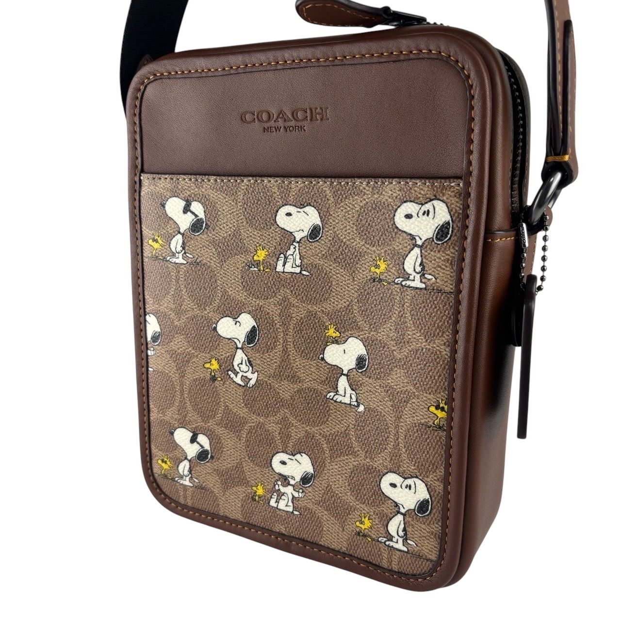 COACH コーチ ショルダーバッグ ピーナッツ スヌーピー コラボ