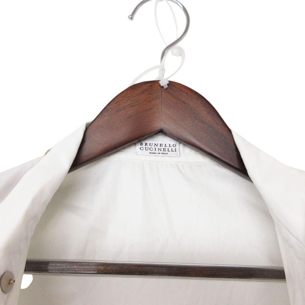 Brunello Cucinelli ブルネロクチネリ 長袖シャツ モニーレ装飾