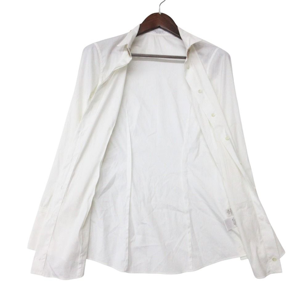 ブルネロ クチネリ BRUNELLO CUCINELLI 襟 モニーレ シャツ Brunello Cucinelli ブルネロクチネリ 長袖シャツ モニーレ装飾